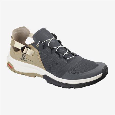 Salomon TECHAMPHIBIAN 4 Mens Sneakers Dark Grey UK NSTK